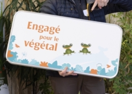 panneau engagé pour le végétal
